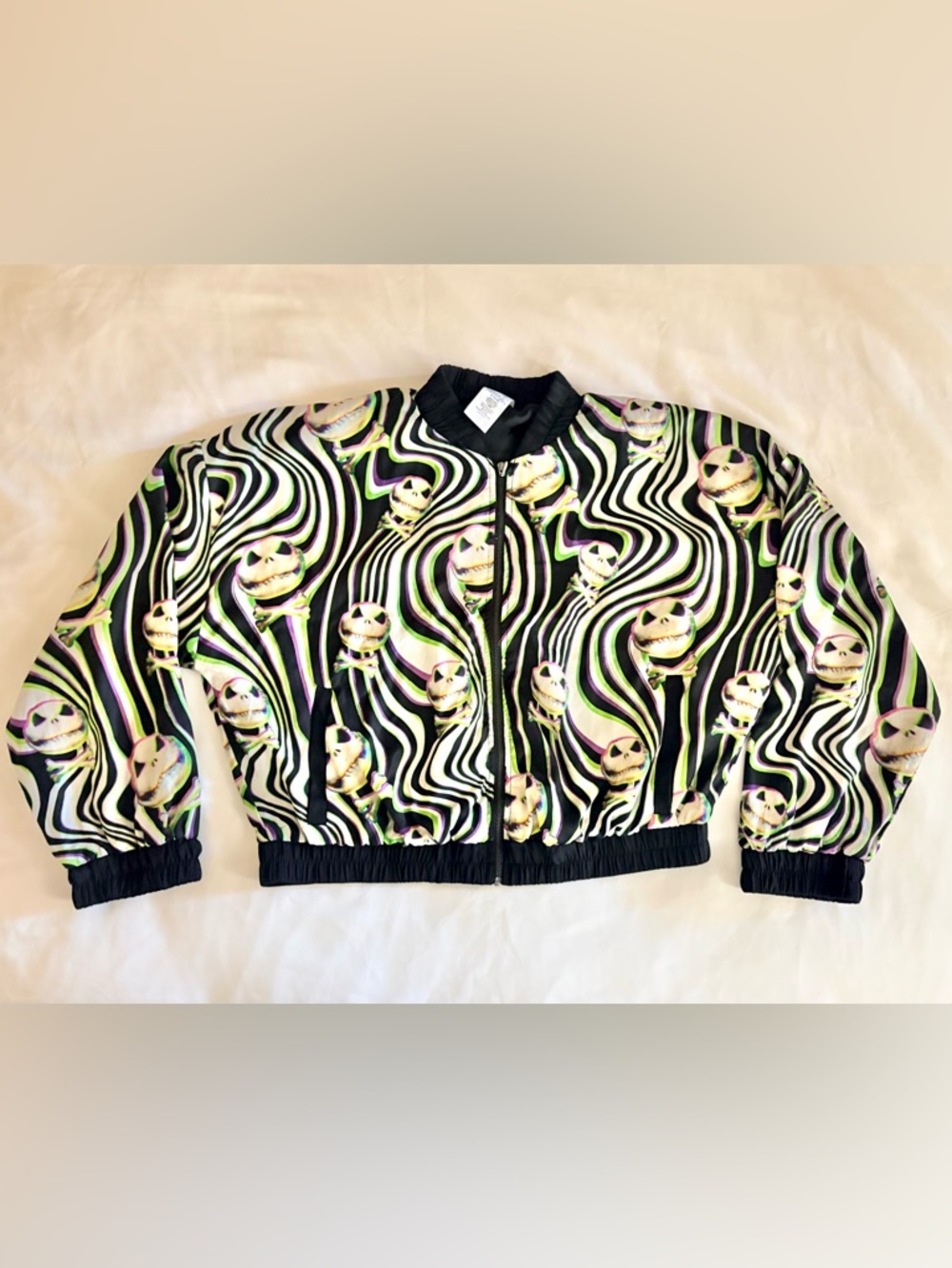 Disney Parks Jack Skellington Bomber Jacket Nightmare Before Christmas Large